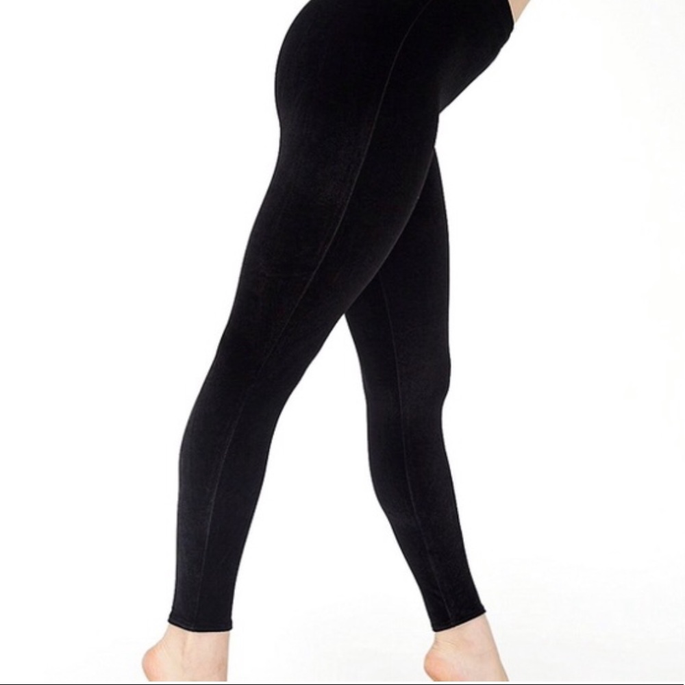 New American Apparel Velvet HighWaist Legging Pant